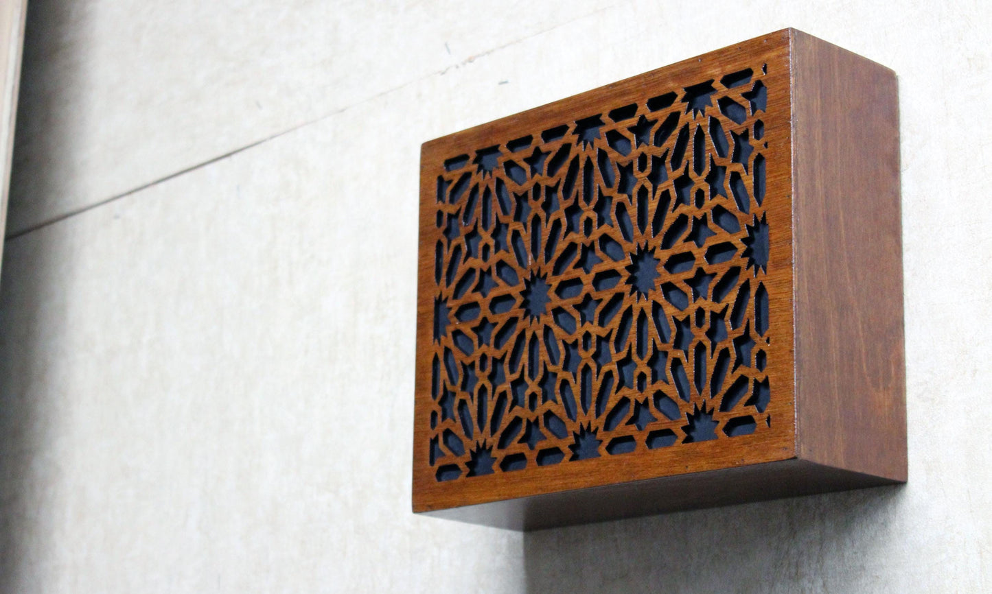 Handmade Wooden Doorbell Chime Cover - Marrakech