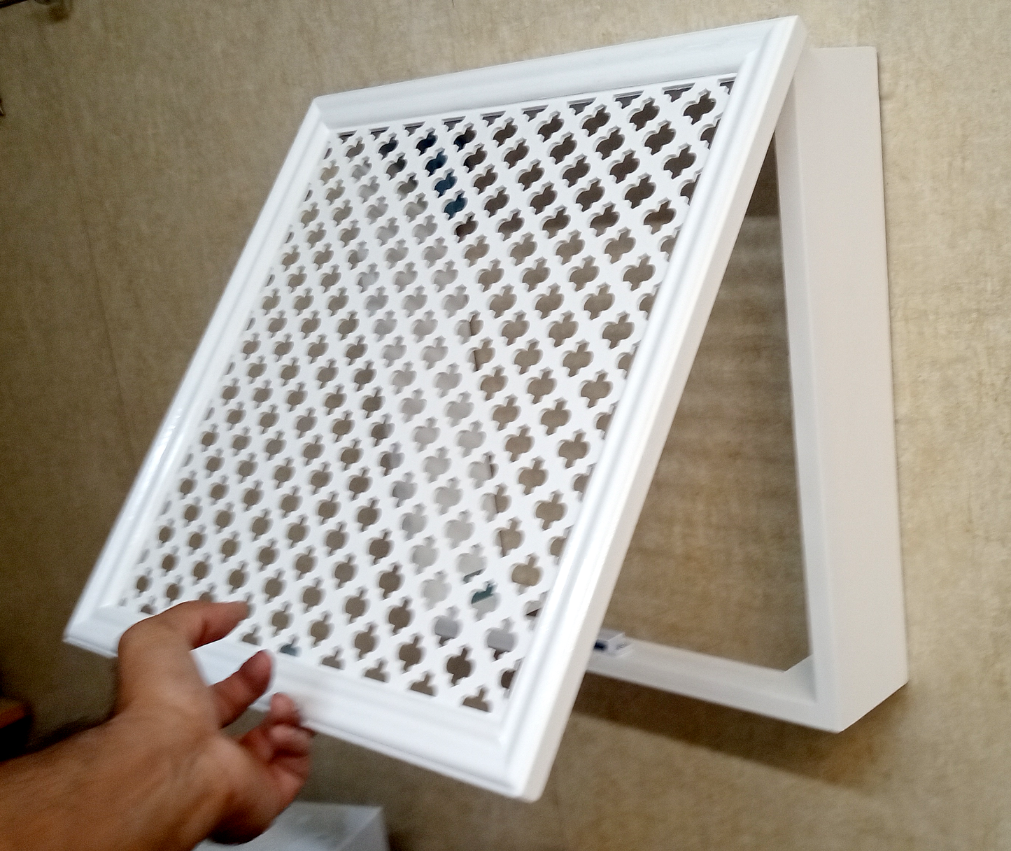 Custom Wooden Wifi Cover | Wood Wall Art