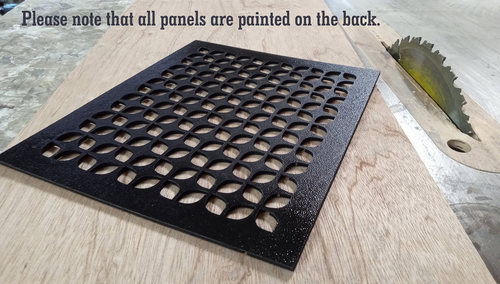 Air intake Custom Decorative Vent - Decorative Panels - Laser-Cut Decorative Air Grille, Decorative Cover, Raw Wood.