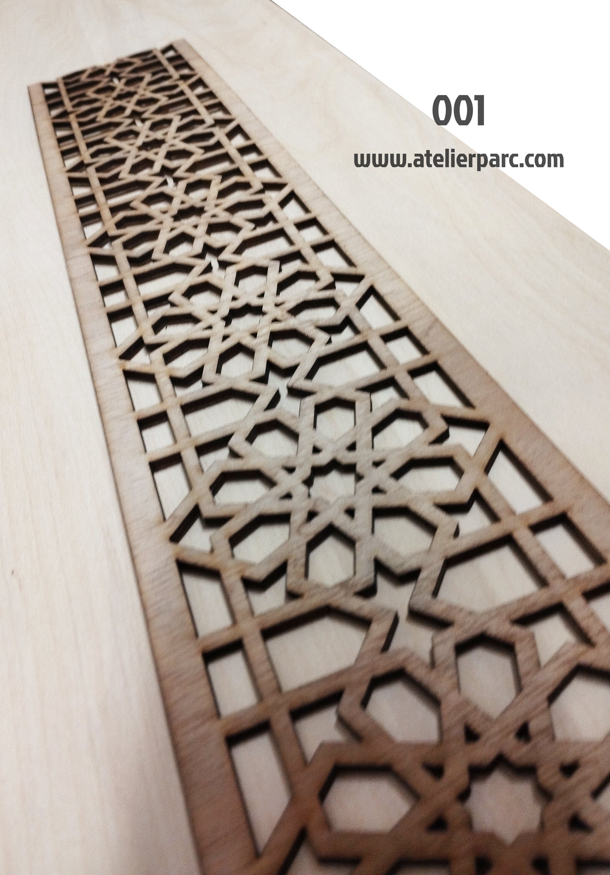 001/ Moroccan Molding / Wooden Geometric Panel / Handcrafted / Oriental arabesque / Moroccan Arabesque / Moroccan-Inspired Living Room