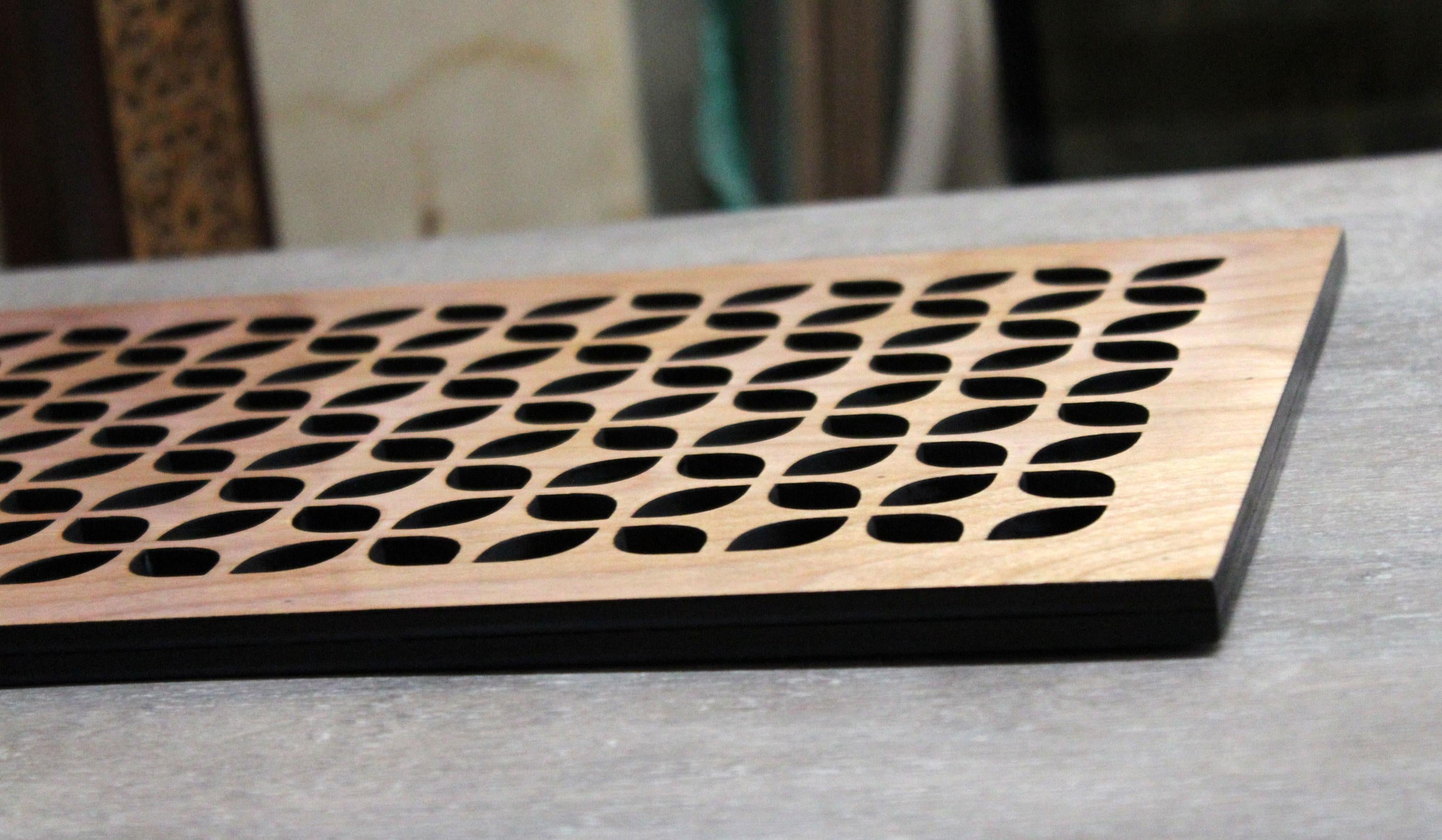 Custom Laser-Cut Decorative Panel 1/4"  Plywood | Cabinet Door, Air Grille | Handcrafted | Raw Wood | Custom Sizes Available