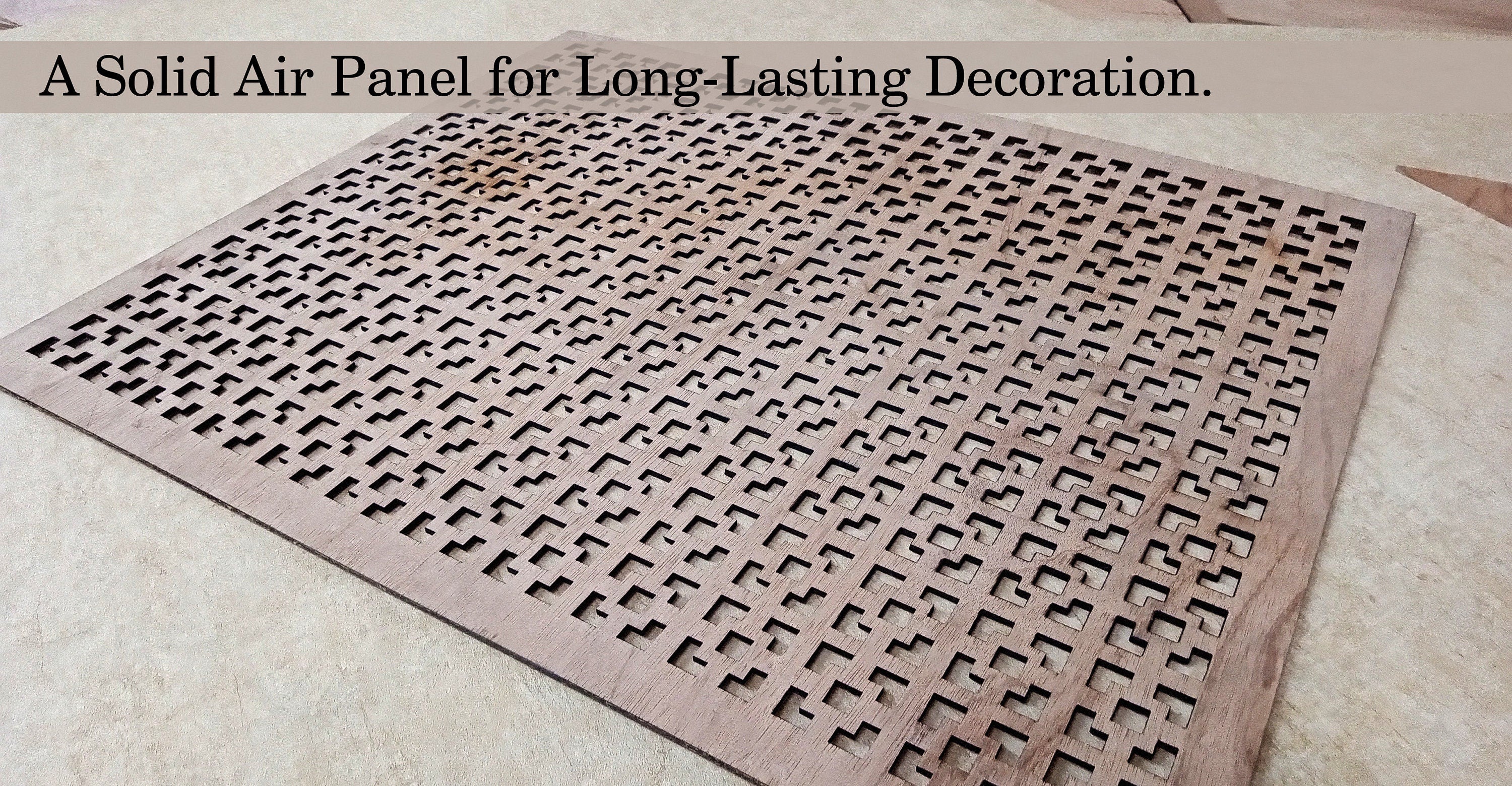 AIR RETURN 8"x30" Duct Opening | Wooden Cover Grill (10"x32" Overall) | White Coated