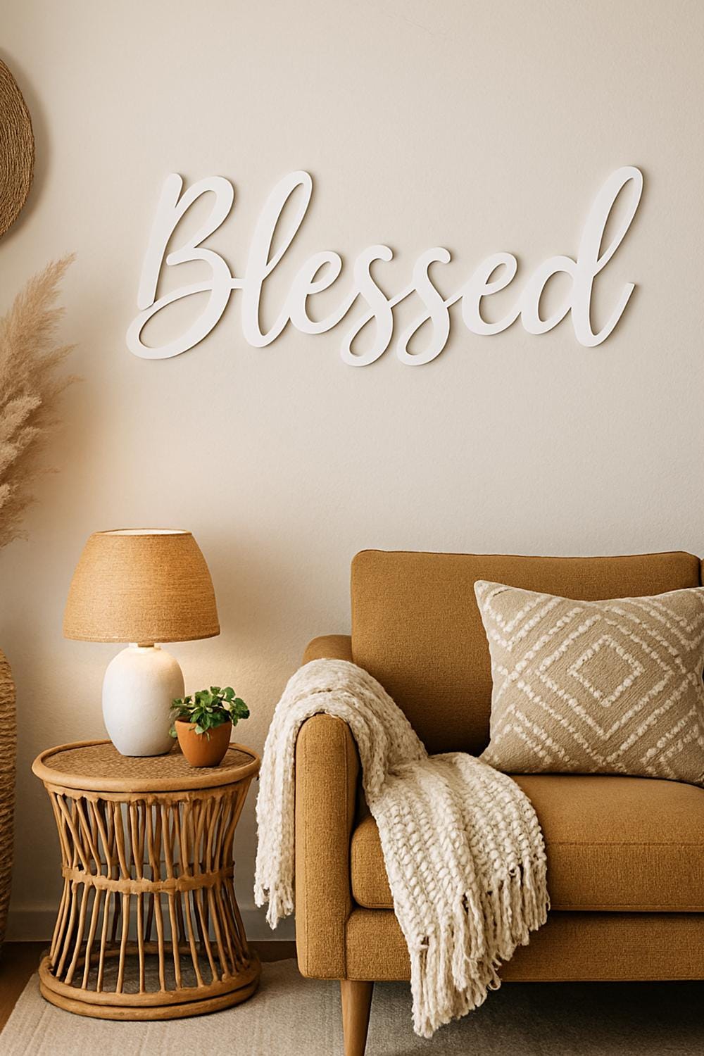 Custom Acrylic Wall Name – Laser Cut Plexiglass Lettering - Mat White - 1/4in