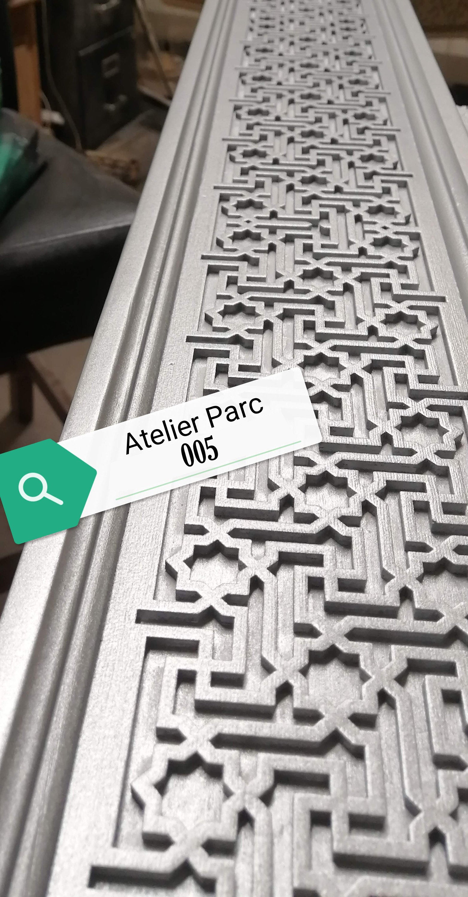 001/ Moroccan Molding / Wooden Geometric Panel / Handcrafted / Oriental arabesque / Moroccan Arabesque / Moroccan-Inspired Living Room