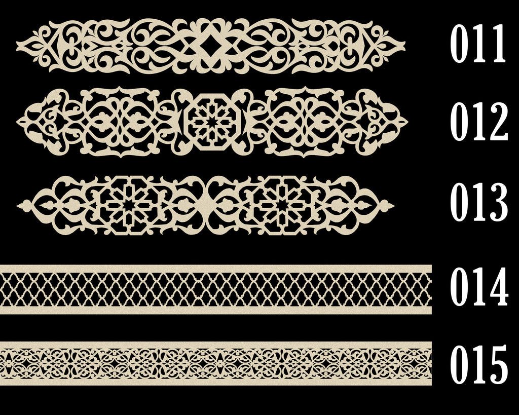 001/ Moroccan Molding / Wooden Geometric Panel / Handcrafted / Oriental arabesque / Moroccan Arabesque / Moroccan-Inspired Living Room