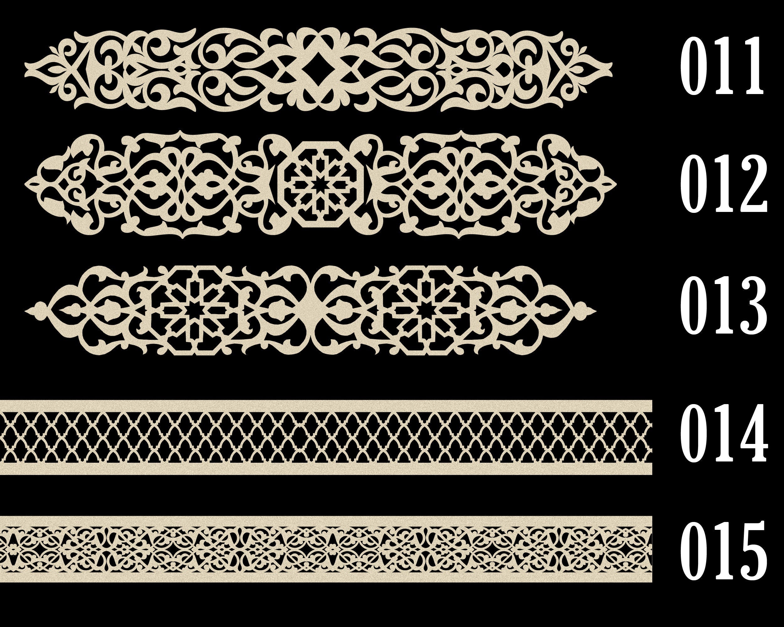 001/ Moroccan Molding / Wooden Geometric Panel / Handcrafted / Oriental arabesque / Moroccan Arabesque / Moroccan-Inspired Living Room