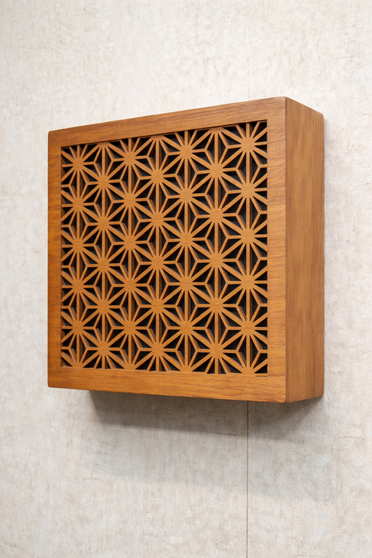 Cache-sonnette en bois — Modèle Shaba, dimensions personnalisées | Fabriqué à la main à Montréal