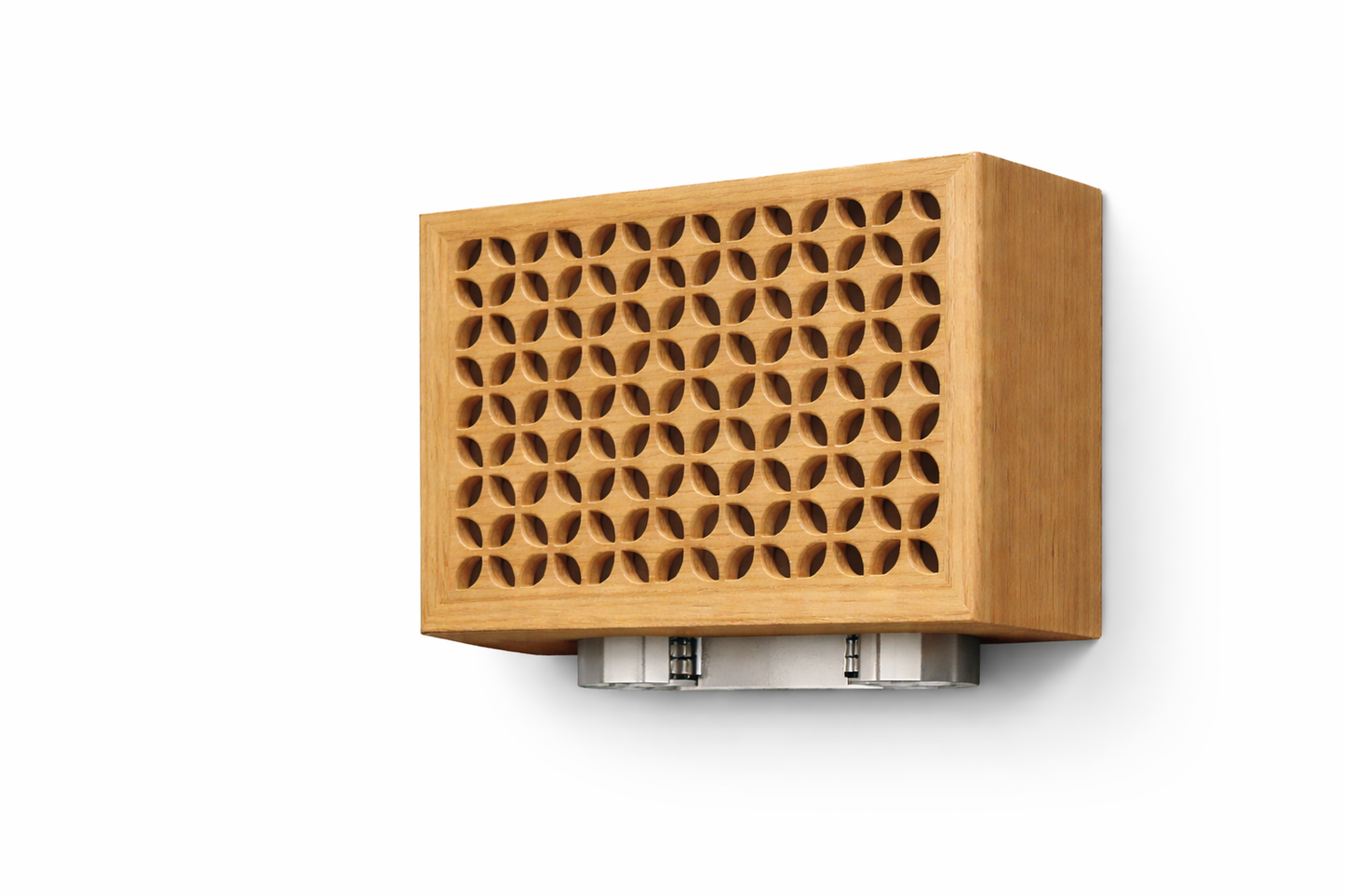 Cache-sonnette en bois — Modèle Shaba, dimensions personnalisées | Fabriqué à la main à Montréal