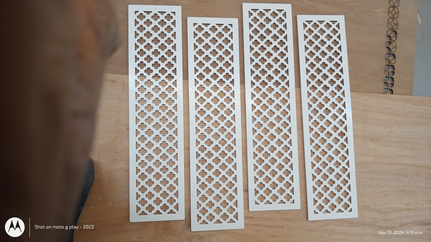 Custom Decorative Vent Cover Panel – Framed & Magnetic | Wood Wall Art | Made to Measure