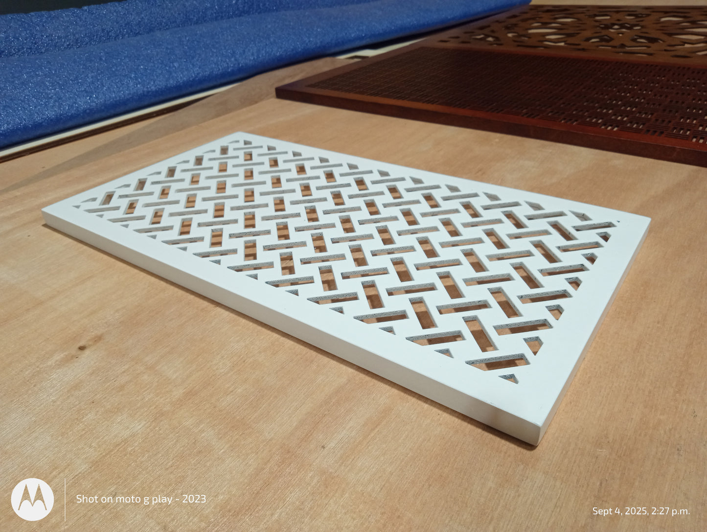 Custom Decorative Vent Cover Panel – Framed & Magnetic | Wood Wall Art | Made to Measure