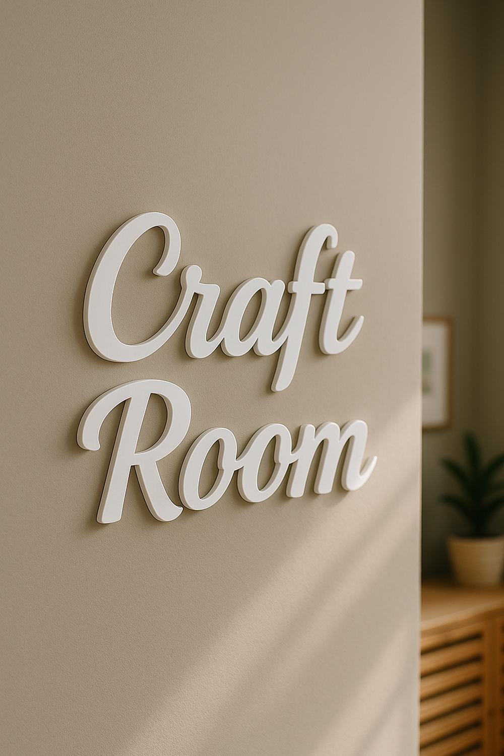 Custom Acrylic Wall Name – Laser Cut Plexiglass Lettering - Mat White - 1/4in