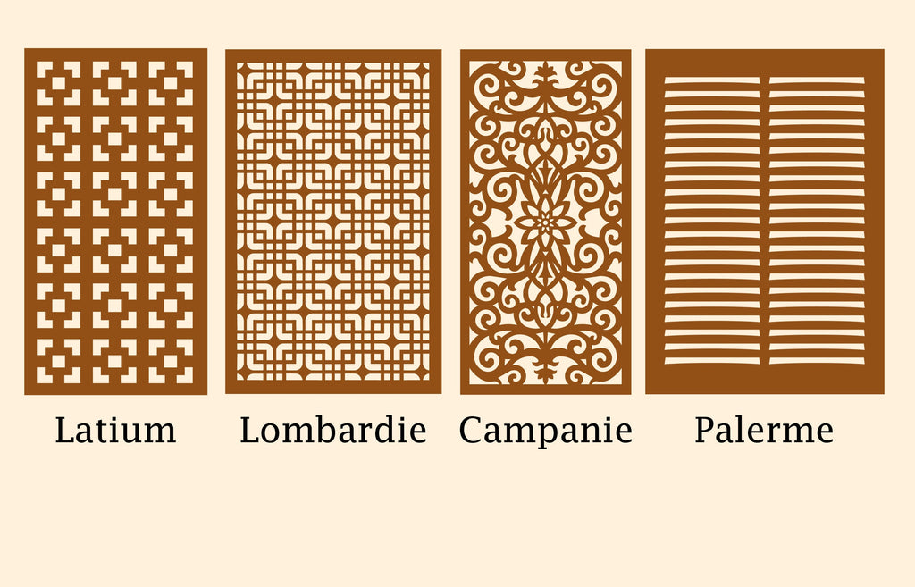 Custom Laser-Cut Decorative Panel 1/4"  Plywood | Cabinet Door, Air Grille | Handcrafted | Raw Wood | Custom Sizes Available