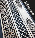 001/ Moroccan Molding / Wooden Geometric Panel / Handcrafted / Oriental arabesque / Moroccan Arabesque / Moroccan-Inspired Living Room