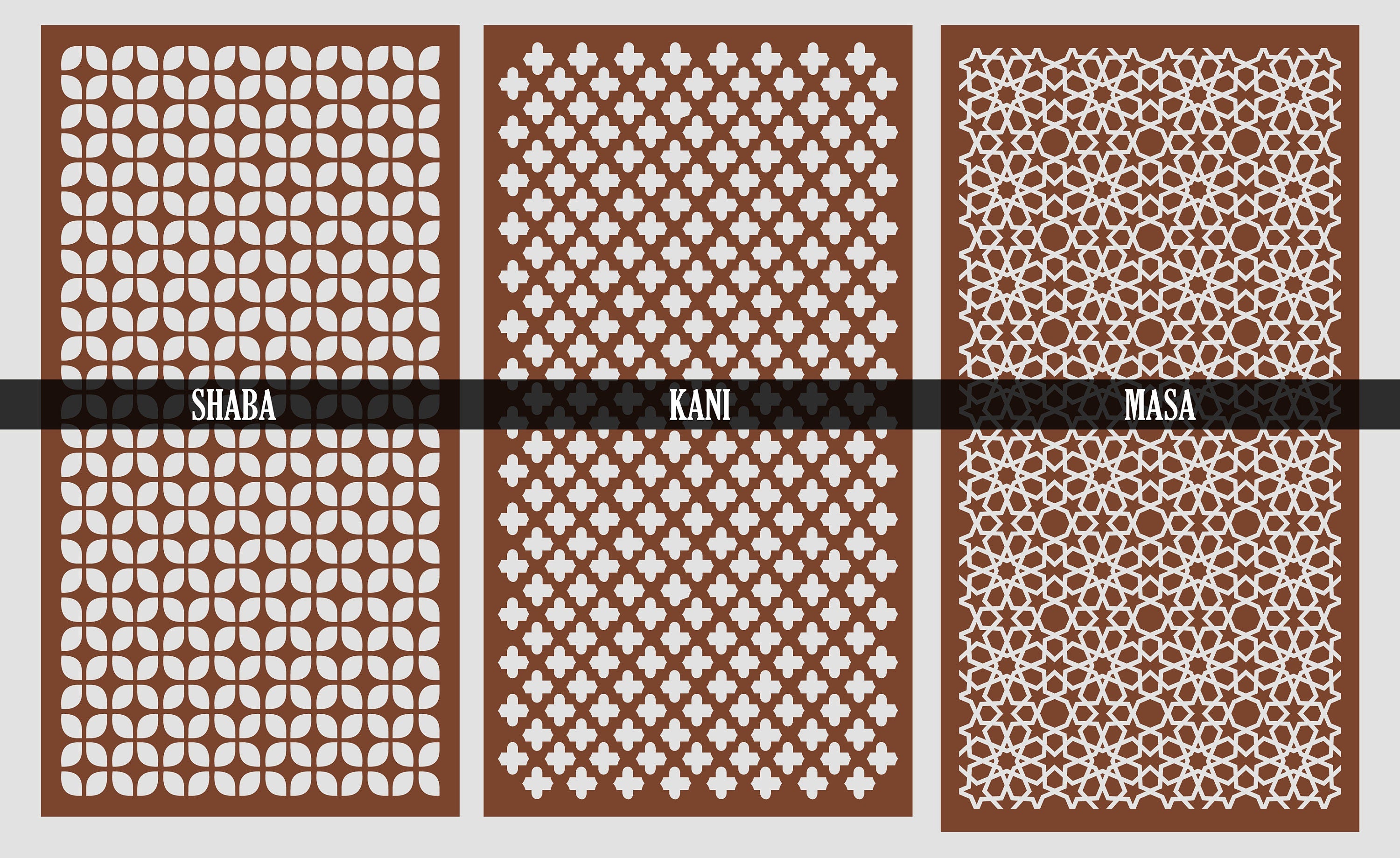 Custom Laser-Cut Decorative Panel 1/4"  Plywood | Cabinet Door, Air Grille | Handcrafted | Raw Wood | Custom Sizes Available