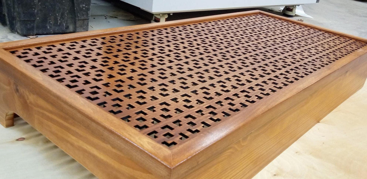 Wooden WiFi router and modem cover