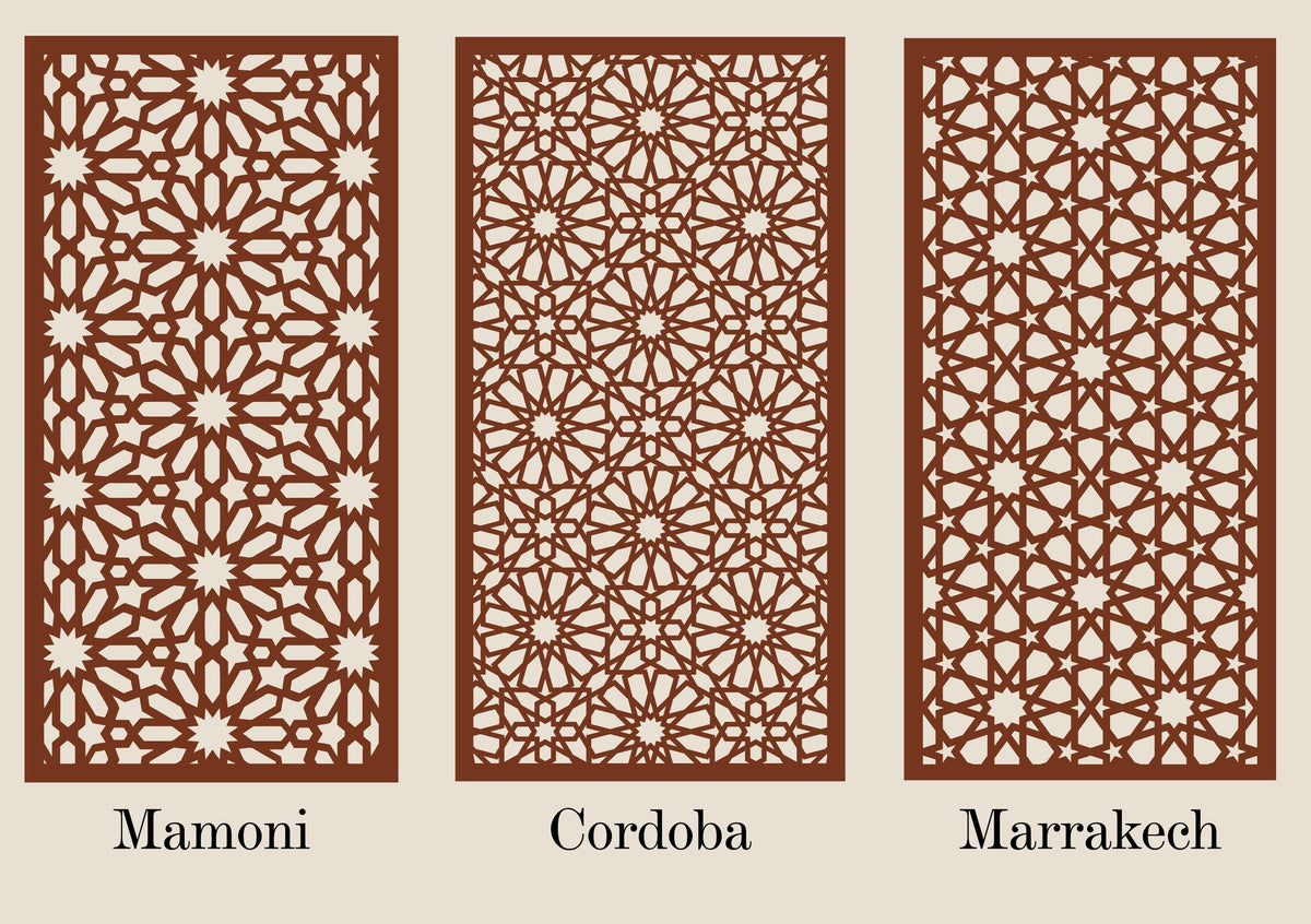 Laser-cut decorative birch plywood vent panel