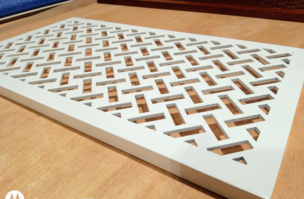 Handmade wood floor vent cover shipped to the USA and Canada