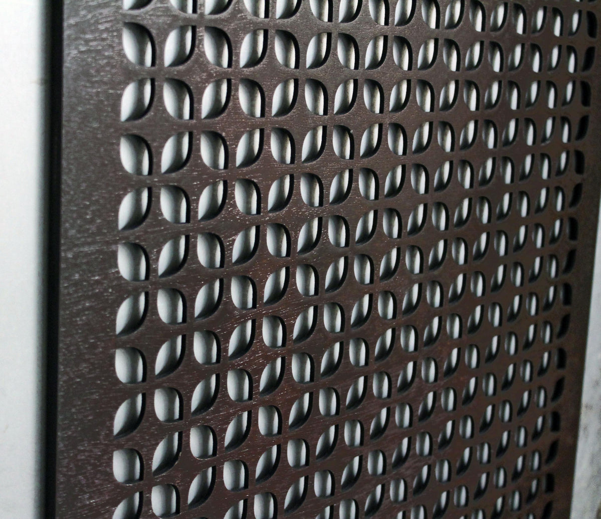 Laser-cut decorative birch plywood vent panel