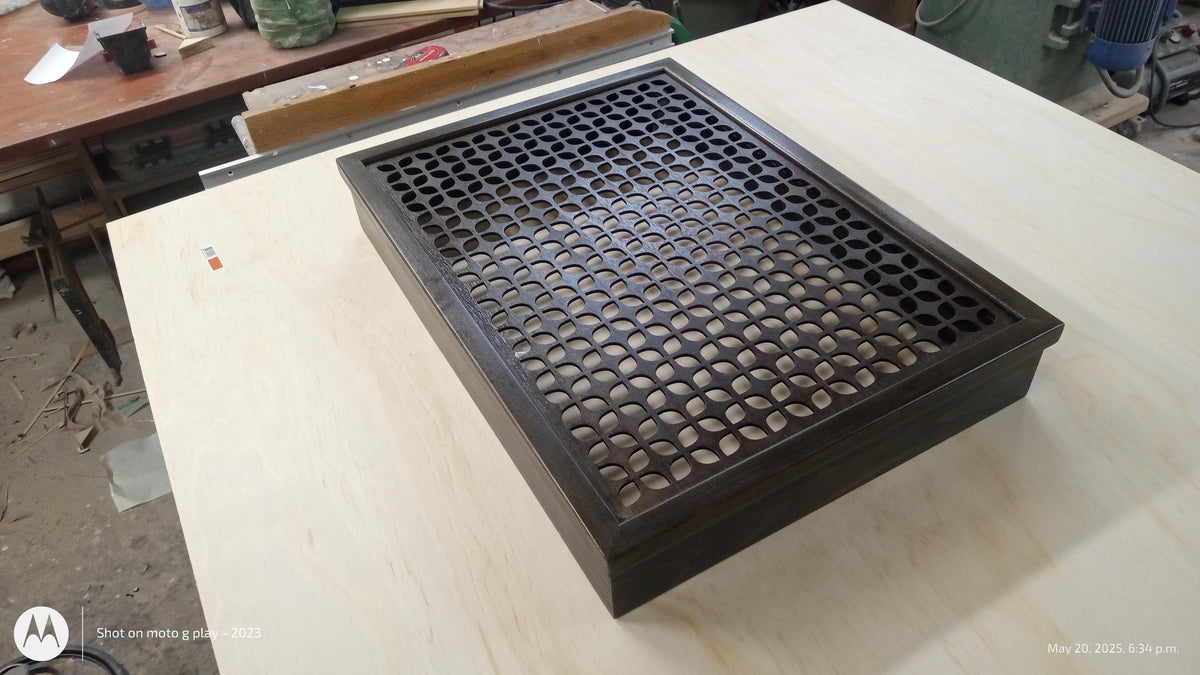 Wooden WiFi router and modem cover