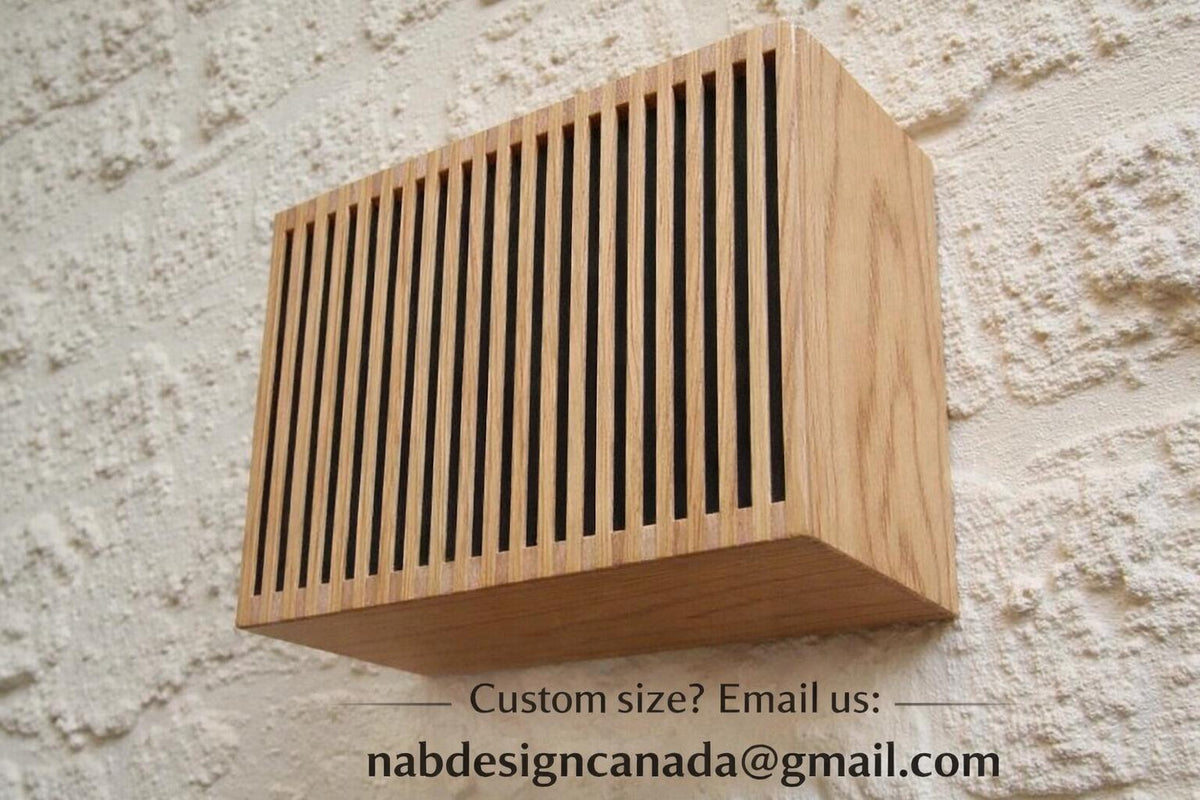 Handmade wooden doorbell chime cover
