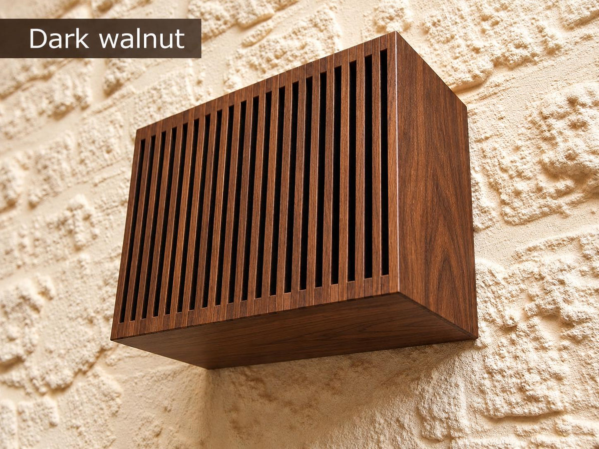 Handmade wooden doorbell chime cover