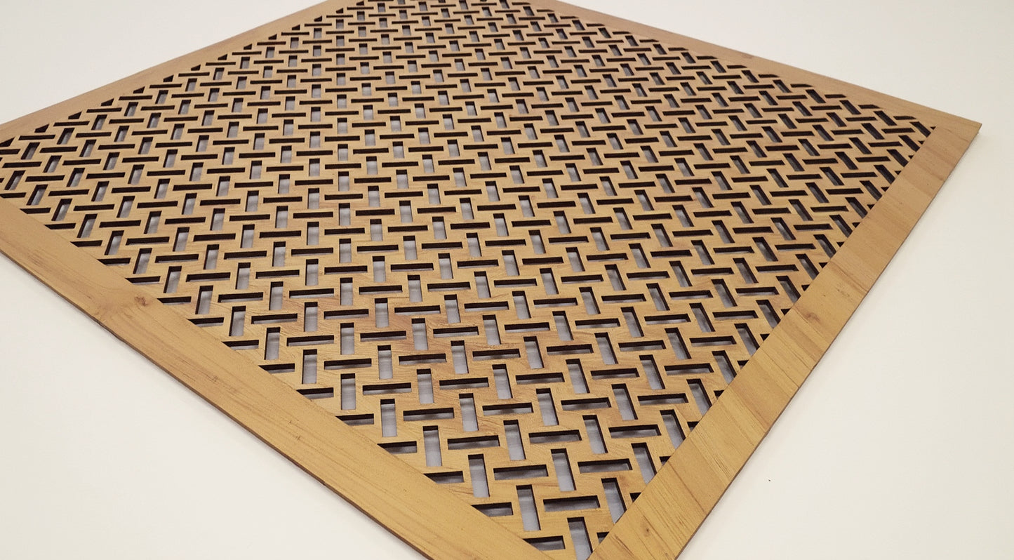 Panneau décoratif découpé au laser sur mesure - Épaisseur 1/4"