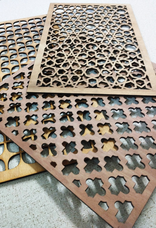 Custom Decorative Air Vent Cover – Raw Plywood (Unfinished)